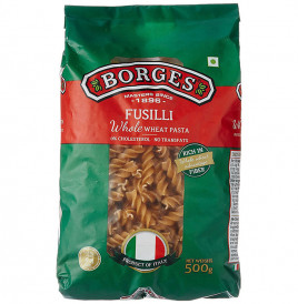 Borges Fusilli Whole Wheat Pasta   Pack  500 grams